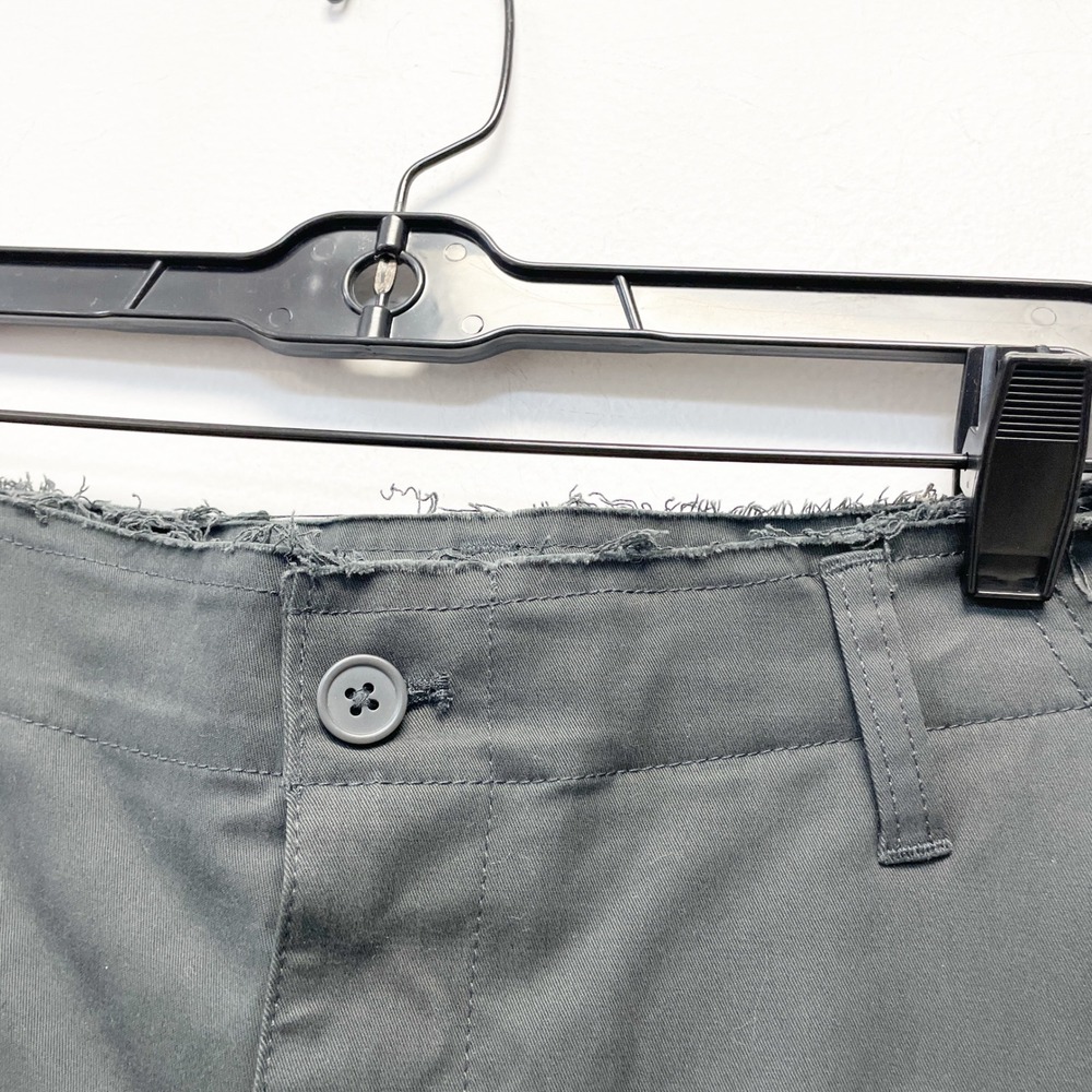 Wild Fable Women's Dark Gray Wide Leg Raw Hem Waistband Pants Size XXS - Picture 7 of 7